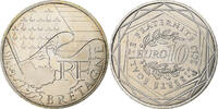 France 10 Euro Euros des régions, Bretagne, Silver, KM:1648 -