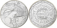 France 10 Euro Euros des régions, Réunion, Pessac, Silver -