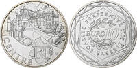 France 10 Euro Euros des régions, Centre, Pessac, Silver -