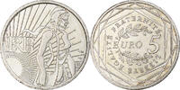 France 5 Euro Semeuse, Pessac, Silver, KM:1534 -