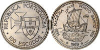 Portugal 100 Escudos Madeira and Porto Santo, Lisbon, Copper-nickel -