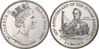 Isle of Man Crown Elizabeth II, 125th Anniversary of the Steam Railway -