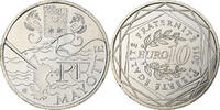 France 10 Euro Mayotte, Pessac, Silver, KM:1726 -