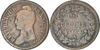 France Decime Coin, Dupré, Paris, Modification du 2 décimes -