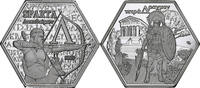 Greece Tetradrachm Sparta, Silver plated copper-nickel -