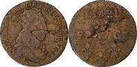 France Liard Louis XIV, Copper, Gadoury:80 -