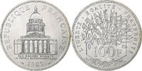 France 100 Francs Panthéon, Pessac, Silver, Gadoury:898 -