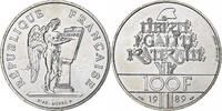 France 100 Francs Droits de l'Homme, Pessac, Silver -