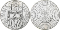 France 100 Francs Charlemagne, Pessac, Silver, Gadoury:905 -