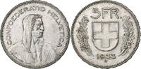Switzerland 5 Francs Herdsman, Bern, Silver, KM:40 -