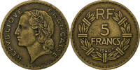 France 5 Francs Lavrillier, Pessac, Cupro-Aluminium -