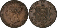 1/26 Shilling 1858 Jersey Victoria, Kupfer, SS, KM:3 SS