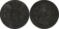 Portugal 5 Reis Maria I, Lisbon, Copper, KM:305 -