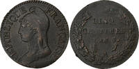 France 5 Centimes Directoire, Dupré, Paris, Copper -