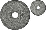 France 20 Centimes Coin, Lindauer, Paris, Zinc, KM:907.1 -