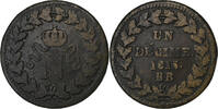 France Decime Napoleon I, Strasbourg, Bronze, Gadoury:195 -