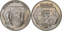 Portugal 200 Escudos Westward Navigation, Lisbon, Copper-nickel -
