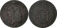 France Sol Louis XVI, Strasbourg, Copper, Gadoury:350 -