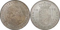Netherlands 10 Gulden Juliana, Utrecht, Silver, KM:196 -