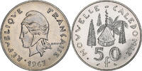 New Caledonia 50 Francs Paris, Proof, Nickel, KM:12a -
