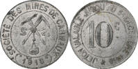 France 10 Centimes 10 Centimes token, Mines de Carmaux, Aluminium -