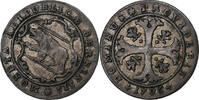 SWISS CANTONS 1/2 Batzen BERN, Bern, Billon, KM:91 -