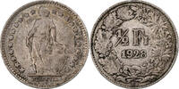 Switzerland 1/2 Franc Bern, Silver, KM:23 -