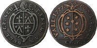 SWISS CANTONS 6 Kreuzer Bishopric of Sion, Franz Friedrich -