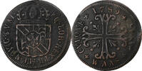 SWISS CANTONS 1/2 Batzen NEUCHATEL, Billon -