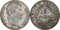 France 5 Francs Napoleon I, Paris, Silver, Gadoury:584 -