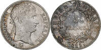 France 5 Francs Napoleon I, Rouen, Silver, Gadoury:584 -