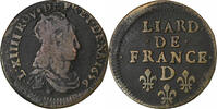 France Liard Louis XIV, Vimy, Copper, Gadoury:80 -