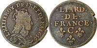 France Liard Louis XIV, Caen, Copper, Gadoury:80 -