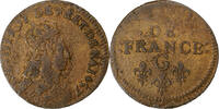 France Liard Louis XIV, Lusignan, Copper, Gadoury:80 -
