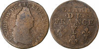 France Liard Louis XIV, Lille, Copper, Gadoury:81 -