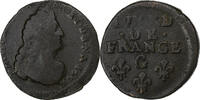 France Liard Louis XIV, Poitiers, Copper, Gadoury:81 -