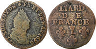 France Liard Louis XIV, Lille, Copper, Gadoury:81 -