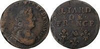 France Liard Louis XIV, Metz, Copper, Gadoury:81 -