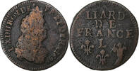 France Liard Louis XIV, Bayonne, Copper, Gadoury:81 -