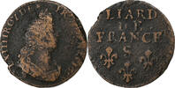 France Liard Louis XIV, Reims, Copper, Gadoury:81 -