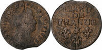 France Liard Louis XIV, Aix, Copper, Gadoury:81 -