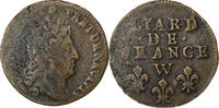 France Liard Louis XIV, Lille, Copper, Gadoury:82 -