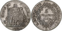 France 5 Francs Bayonne, Silver, Gadoury:563a -