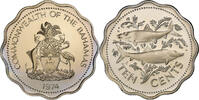 Bahamas 10 Cents Elizabeth II, Franklin Mint, Copper-nickel -