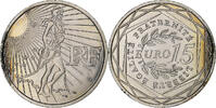 France 15 Euro Semeuse, Pessac, Silver, KM:1535 -