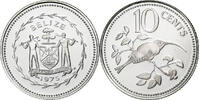 Belize 10 Cents Franklin Mint, Proof, Silver, KM:48a -