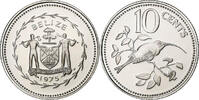 Belize 10 Cents Franklin Mint, Proof, Copper-nickel, KM:48 -