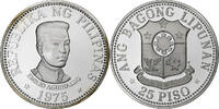 Philippines 25 Piso Franklin Mint, Proof, Silver, KM:211 -