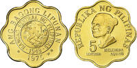 Philippines 5 Sentimos Franklin Mint, Proof, Copper-nickel -
