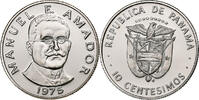 Panama 10 Centesimos Franklin Mint, Proof, Copper-Nickel Clad Copper -